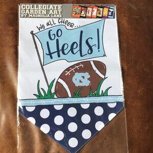 North Carolina Tar Heels Home Garden Flag and Yard Banner